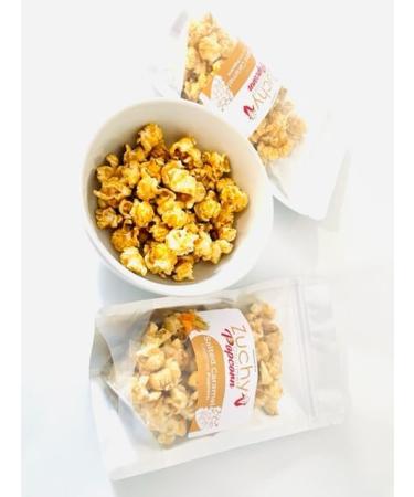 Zuchy Gourmet Popcorn - Bundle Pack of 2. Salted Caramel Gourmet Popcorn. Gluten & GMO free. Suitable for Vegetarians. Natural Ingredients. Air-popped. - Buy Online on GoSupps.com