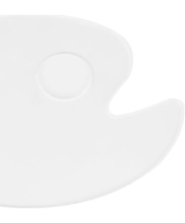  Julyue Acrylic Cosmetic Palette with Spatula Thumb Hole Nail Art Mixing Palette Transparent Drawing Mixing Palette Cosmetic Makeup Palette for Liquid Foundation - Buy Online on GoSupps.com