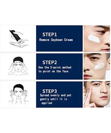 Men's Facial Concealer Moisturizing Oil-control BB Cream Can reduce Spots Cover Acne Marks Dark circles hide Pores reduce oil modify Skin Tone.50g - Buy Online on GoSupps.com
