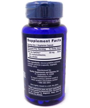 IKJ Zinc Caps 50mg 90 Veg Capsules | Essential Mineral Supplement - Buy Online on GoSupps.com