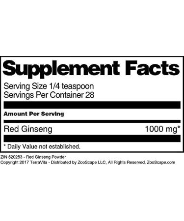 Red Ginseng Powder (1 oz ZIN: 520253) - 3 Pack - Buy Online on GoSupps.com