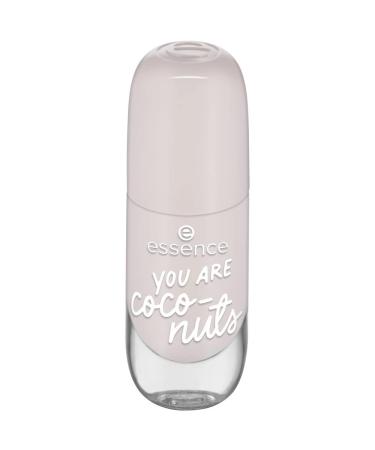 Essence Gel Nail Color Gellack nail polish No. 31 You are Coconuts Nude Expresser Long -lasting color -intensive gelig glossy without acetone vegan microplastics particles free (8ml)