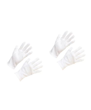 ULTECHNOVO 24 Pairs Moisturizing Gloves Coin Jewelry Gloves Warm Gloves Hair Salon Gloves Hair Dyeing Gloves Cotton Protective Gloves Thermal Gloves Labor Protection Cotton White Wen Wan Work