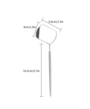 Eyelash Mirror - Large Makeup Mirror with Long Handle for Eyelash Extensions | Beauty Essential - Buy Online on GoSupps.com