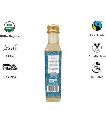ADI USDA Certified Organic Castor Oil - Boost Hair Growth for Thicker Hair Lashes & Eyebrows | 8.8 fl oz - International Shipping Available - Buy Online on GoSupps.com