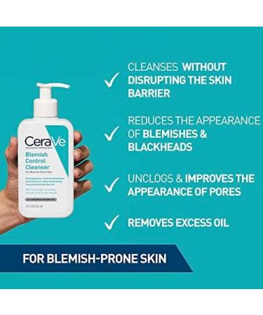 CeraVe Blemish Control Face Cleanser with 2% Salicylic Acid & Niacinamide 236ml - Buy Online on GoSupps.com