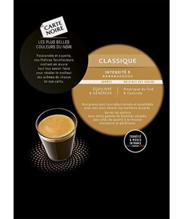 CARTE NOIRE - Classic Coffee Pods No. 5 336G - Pack of 3 - Buy Online on GoSupps.com