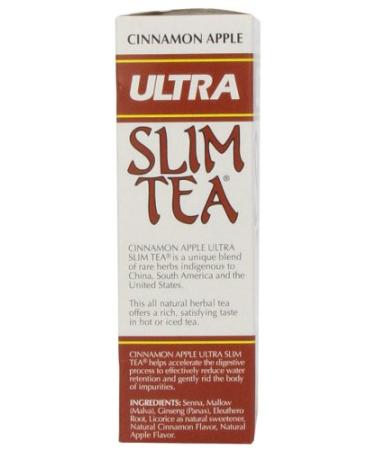 Ultra Slim Cinnamon Apple Tea Bags - 24 Count | Weight Loss & Wellness - Buy Online on GoSupps.com