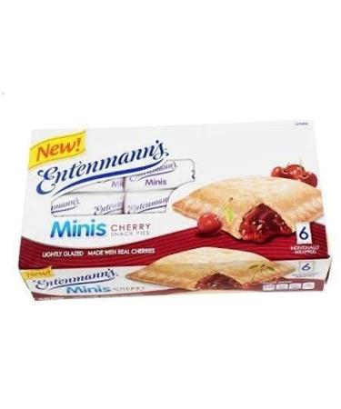 Entenmann's - Box of Mini Apple Pies and Box of Mini Cherry Pies 6 Count (Pack of 2)