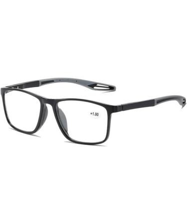 Photochrome Reading Glasses for Men & Women - Ultralight TR90 Anti-Blue Light Color Changing Gray +1.50 - Indoor & Outdoor Use - Buy Online on GoSupps.com
