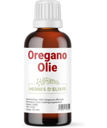 Herbes Delixir Oregano Oil 100ml 100 Natural Oreganum Vulgaris For Human Use