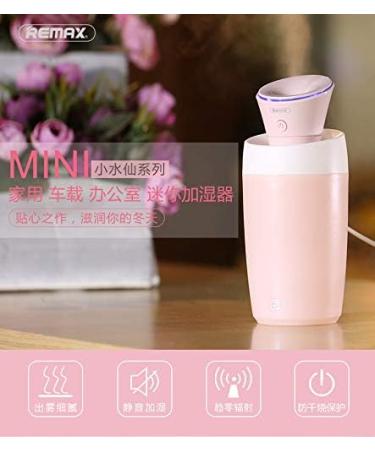 Smart Frog Mini Humidifier Portable Small Light with USB Cold Mist Silent Safe Automatic Shutoff Easy to Clean for Bedroom Baby Room Office Car (Pink) - Buy Online on GoSupps.com