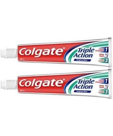  Colgate Colgate Triple Action Toothpaste 2 x 75 ml - Buy Online on GoSupps.com