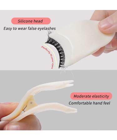 ELESDA Eyelash Applicator Tool Bundle - 2PCS Silicone Lash Clips for Easy False Lash Application - Perfect for Beginners - Buy Online on GoSupps.com