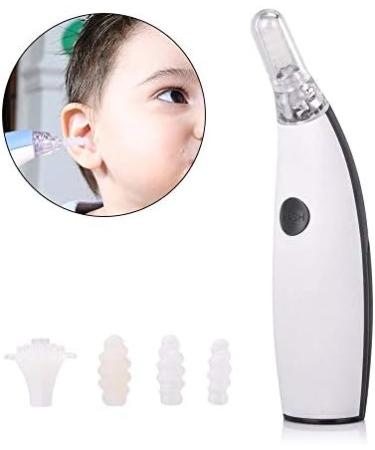 Bozzle Nozzle Ear Wax Cleaner Electric Tool | Painless & Cordless | 4 Silicone Nozzle Heads | Safe for Babies & Adults - Blue - Buy Online on GoSupps.com