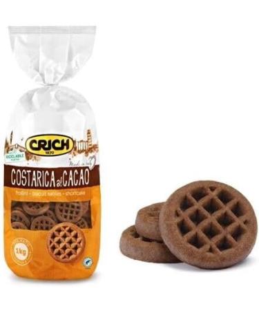 Pack of 4 Crich Costarica al Cacao Biscuits Cocoa Biscuits 1 kg bag + 1 can of Peach Yoga Iced Tea 330 ml - Buy Online on GoSupps.com