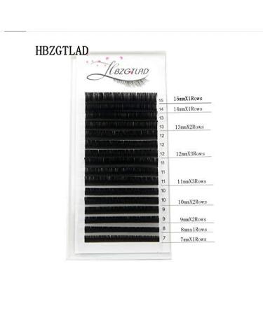 HBZGTLAD Faux Mink Individual Eyelash Extensions - Soft Mink Lashes for Professionals | 0.07mm-U 16mm - Buy Online on GoSupps.com