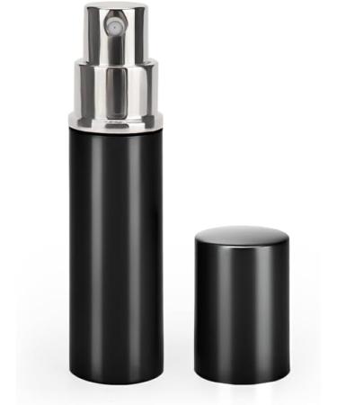 kawehiop 5 Pieces Atomizers Portable 10ml Mini Spray Bottle Fragrance Empty Refillable Metal Sprayer Travel Makeup Tools Black - Buy Online on GoSupps.com