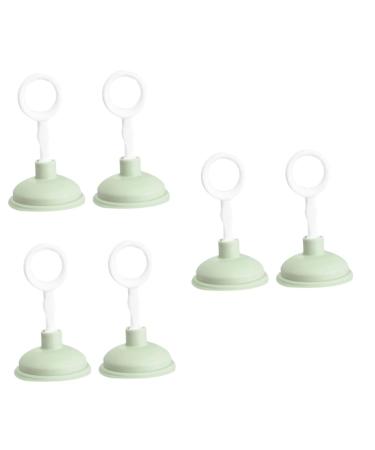 Zerodeko Plumbing 6 Pcs Pipes Cleaning Tool Toilet Cleaning Suction Pipe Accessories Sewer Cleaning Tool Toilet Pipes Cleaner Toilet Clog Remover pipeline Small Toilet Plunger 16.5*10.5cmx3pcs As Shownx3pcs