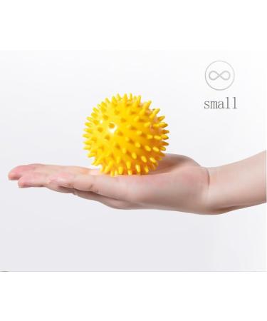 Youery Massage Balls Set - 4 Hedgehog Spiked Massage Balls for Reflex Zones Plantar Fasciitis Pain Relief & Stress Relief - Ideal for Legs Feet Hands & Back - Buy Online on GoSupps.com