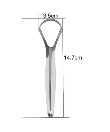 Buy Stainless Steel Tongue Freshener | Oral Care Tongue Cleaner - Easy to Clean for a Fresh Mouth - Buy Online on GoSupps.com