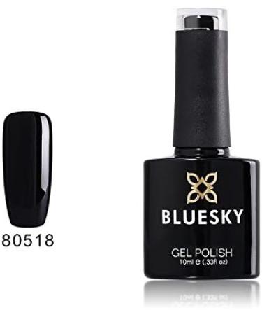 Bluesky Black Blackpool Black Black Knight 80518 Nail Gel Polish UV LED Soak Off 10ml - Buy Online on GoSupps.com