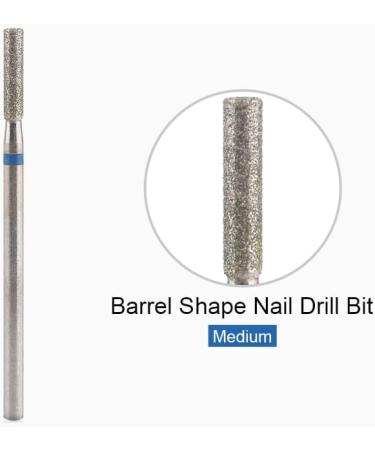 KADS 3Pcs Diamond Cuticle Nail Drill Bits Nail Cuticle Remove Drill Bits Set 3/32'' for Electric Machine Nail File Gel Polishing Head (3 Pcs Tungsten Stell Barrel Shape Bits) - Buy Online on GoSupps.com