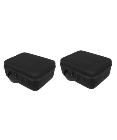 FOMIYES 2 Pcs Hair Dryer Storage Bag Waterproof Hard Case Hair Dryer Hard Organizer Bag Hair Dryer Bag Curls