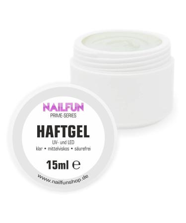 Pick -up gel 15ml - clear - mean - acid -free - with fiberglass fibers for excellent adhesive properties - suitable for UV and LED