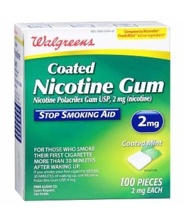 Rugby Nicotine Gum Coated Mint 2 Mg 100