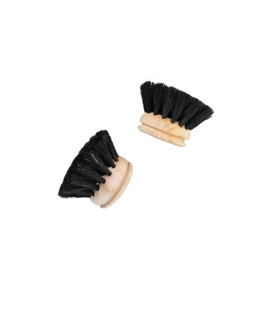 Chinchilla 4 -Set Set Change heads for wash brush |Replacement head with beech wood FSC 100% with horsehair stock | Universal flush brush heads |Sustainable kitchen & zero waste 4 Set with beech wood + horsehair