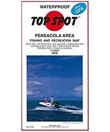 Topspot Map N223: Detailed Pensacola Area Map for Outdoor Enthusiasts - Buy Online on GoSupps.com