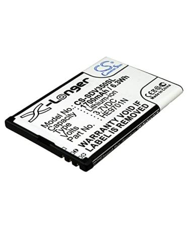 Battery Replacement for Sonocaddie G-4L HE9701N G-4L V350 V500 1700mAh