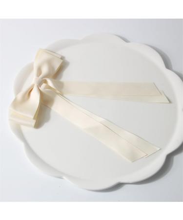 Limtula Bowknot Shape Hairpins Hot Girl Long Ribbon Bowknot Spring Hair Clip Wedding Hair Clip for Woman Ponytail Hair Clip Dark coffee - Buy Online on GoSupps.com