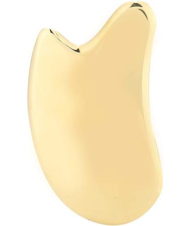 Verdant Touch Brass Gua Sha Tool - Body Scraping Board for Massage & Pain Relief | 11.9x6.1 cm | Acupoint Fascia Care - Buy Online on GoSupps.com