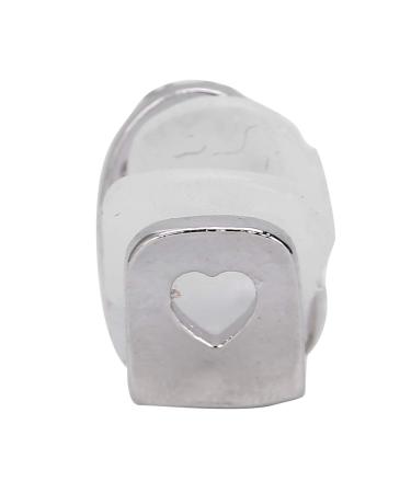 Shop Bling Teeth Accessories for Halloween & Hip-Hop Fashion Stylish Brass Galvanization with Solitaire Portal Diamond Silver - Buy Online on GoSupps.com