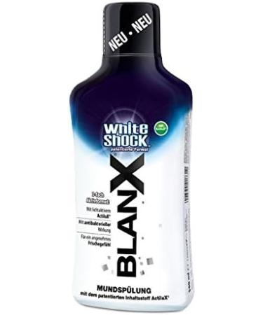 BlanX White Shock Mouthwash 500ml - Daily Dental & Oral Hygiene for a Brighter Smile | International Shipping Available - Buy Online on GoSupps.com