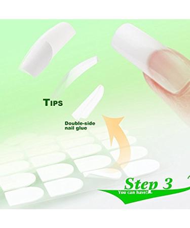 Forten 10 Pack | 200pcs False Nail Art Sticker for Manicure - Buy Online on GoSupps.com