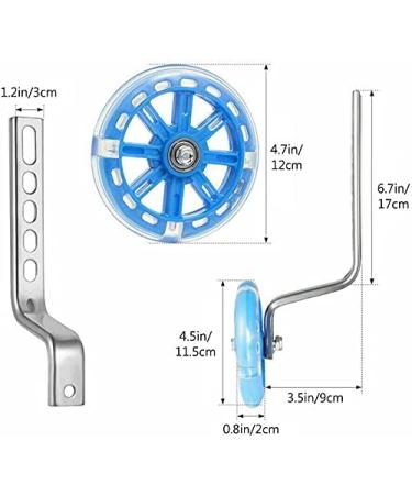 Houseen Kids Bike Training Wheels with LED Flash - 1 Pair | Adjustable Stabilizer Support for 12-20 Inch Children's Bicycles - Buy Online on GoSupps.com