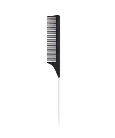 1 Pack Professional Carbon Steel Tail Combs Heat Resistant with Metal Pick  Anti Static Black Styling Tail Hair Comb Fine Teeth  Metal Pintail Teasing Comb Brush 1 Piece - Buy Online on GoSupps.com