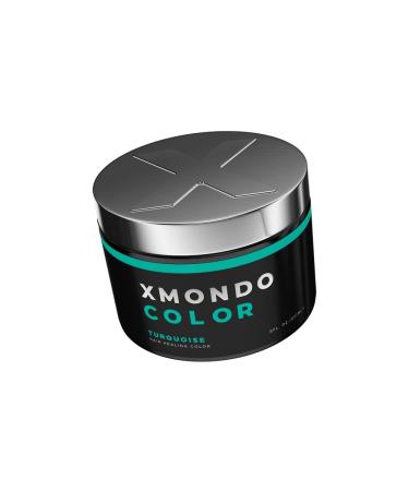 XMONDO Color Turquoise Hair Healing Semi Permanent Color - Vegan Formula with Hyaluronic Acid to Retain Moisture and Bond Building Technology 8 Fl Oz 1-Pack
