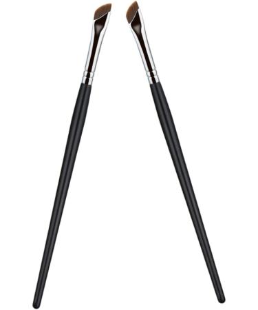 Healeved 8 Pcs Eyebrow Brush Flat Concealer Brush Portable Eyeliner Brush Thin Makeup Brush Makeup Tool Metal - Buy Online on GoSupps.com