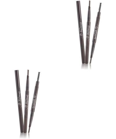 Beavorty 2pcs 2 1 eyebrow pen Coffee eyebrow pencil Eyebrow Pencil Brush eyebrow brush 1 count (Pack of 1) As Shownx2pcs - Buy Online on GoSupps.com