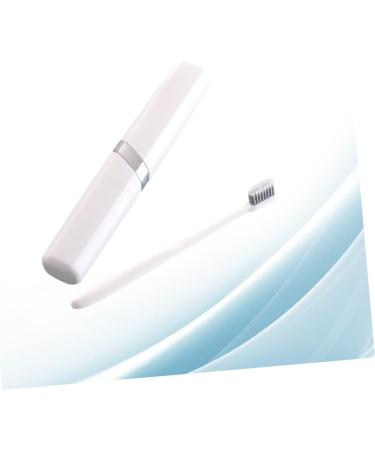 Ultechnovo Travel Toothbrush Holder Set - Portable Manual Toothbrush Organizer for Adults - White PP - Buy Online on GoSupps.com