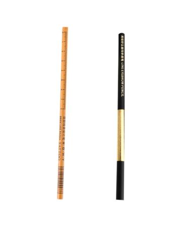 Outanaya 2pcs Eyebrow Pencil Eyebrow Shaping Eye Brow Pencils for Women Waterproof Eyebrow Pen Wooden