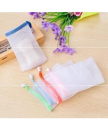 6 PCS Handmade Soap Bubble Mesh Bags - Exfoliating & Foaming Net for Body & Face - Buy Online on GoSupps.com