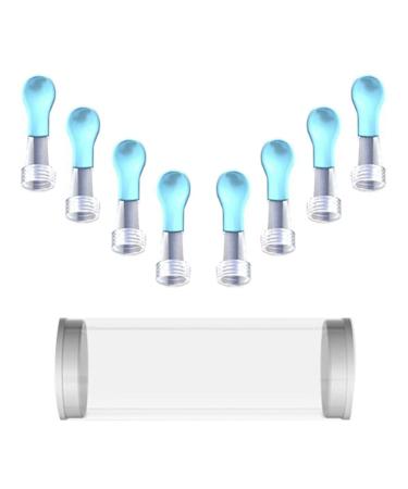 DOITOOL 8Pcs Ear Wax Remover Replacement Accessories Ear Cleaner Tips Heads Silicone Ear Spoons Ear Wax Removal Tool Replacement Parts