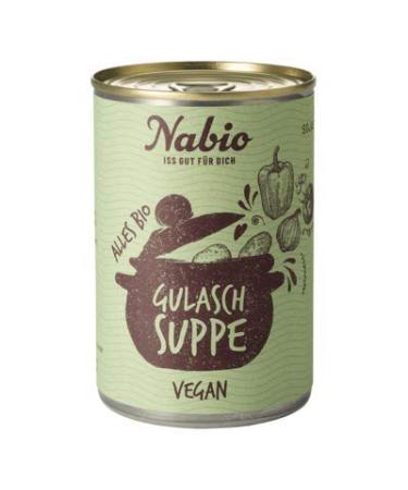 NABIO Organic Vegan Soy Medallions Goulash Soup 400g (1 Box)