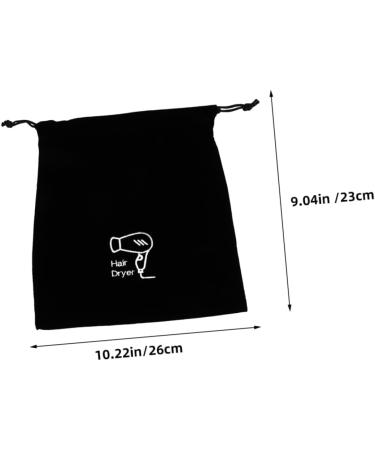 Healeved Flannel Hair Dryer Bag Flat Ironing Travel Bag Hair Dryer Travel Pouch Travel Bag for Blow Dryer and Hair Tools Hair Dryer Attachments Storage Hair Dryer Bag for Traveling - Buy Online on GoSupps.com