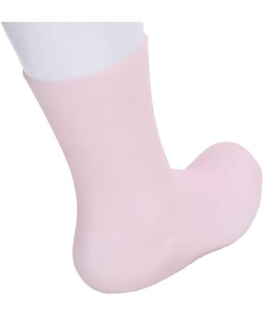 Silicone Moisturizing Socks All Round Wrapping Reduce Fine Lines Silicone Gel Socks Improve Drying for Home for Women(L) - Buy Online on GoSupps.com